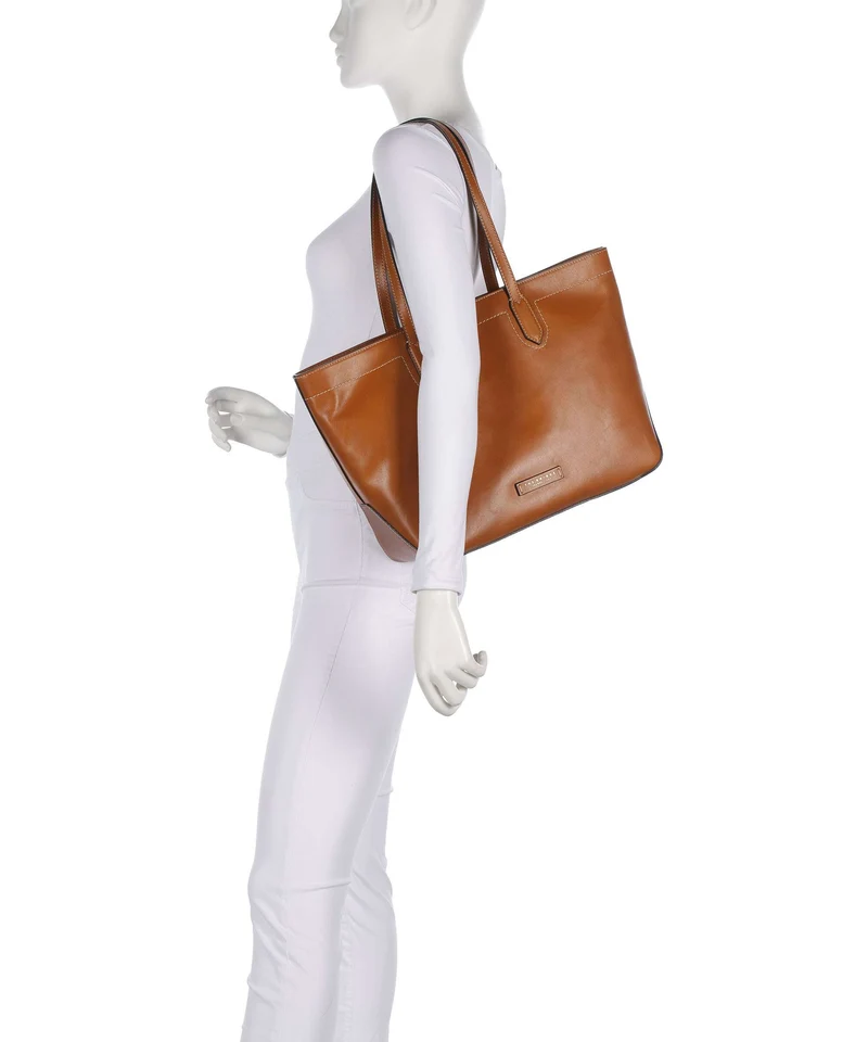 The Bridge Larissa Shopper cognac