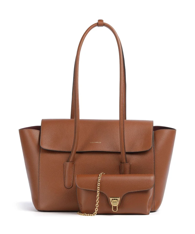 Coccinelle Beat Shopper cognac