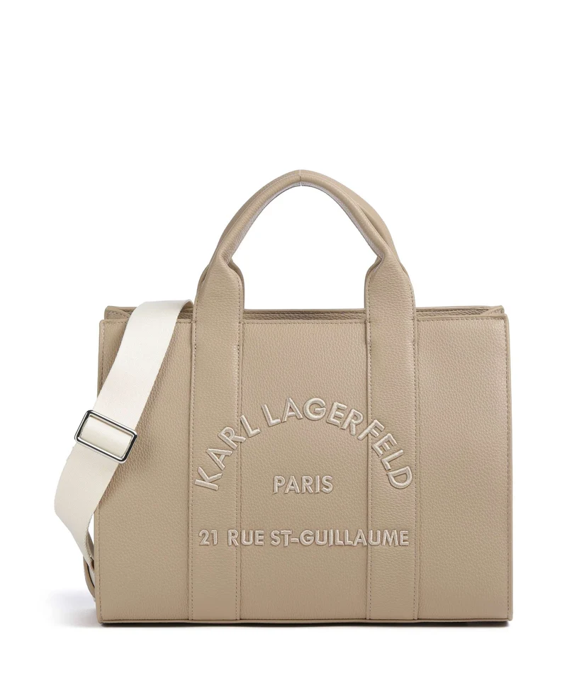 Karl Lagerfeld K/Rue St Guillaume Medium Handtasche nougat