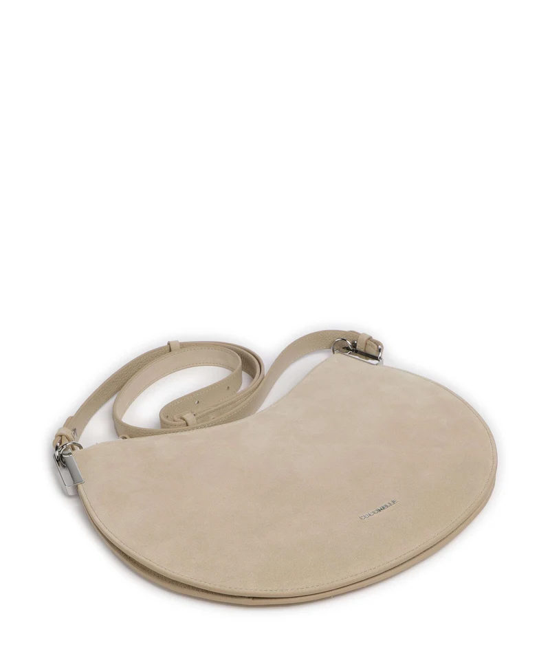 Coccinelle Sunup Suede Beuteltasche sandshell
