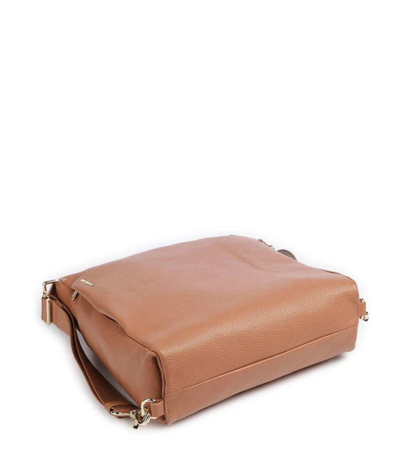 Mandarina Duck Mellow Leather Rucksack-Tasche pecan nut