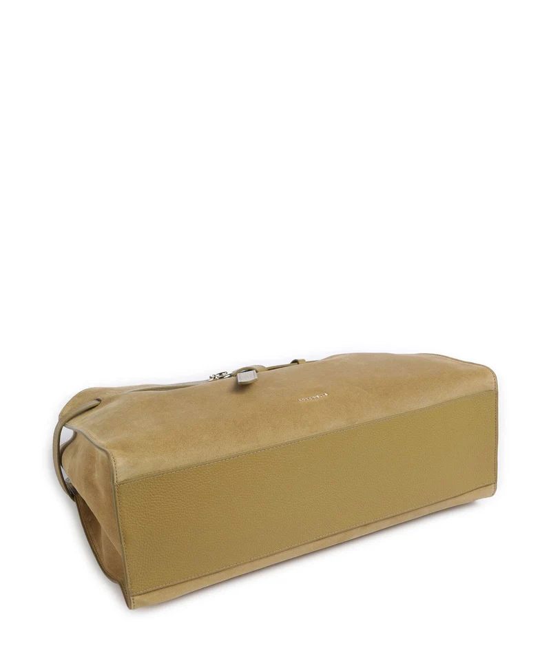 Coccinelle Sabine Suede Handtasche seagrass