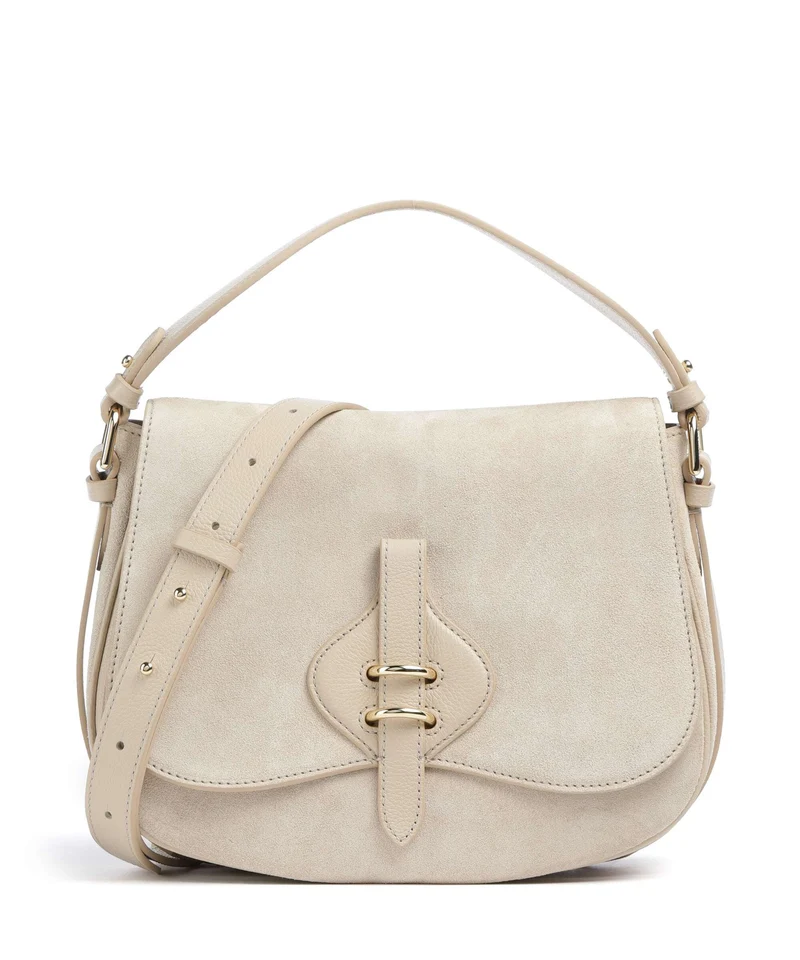 Coccinelle Mavery Suede Handtasche sandshell