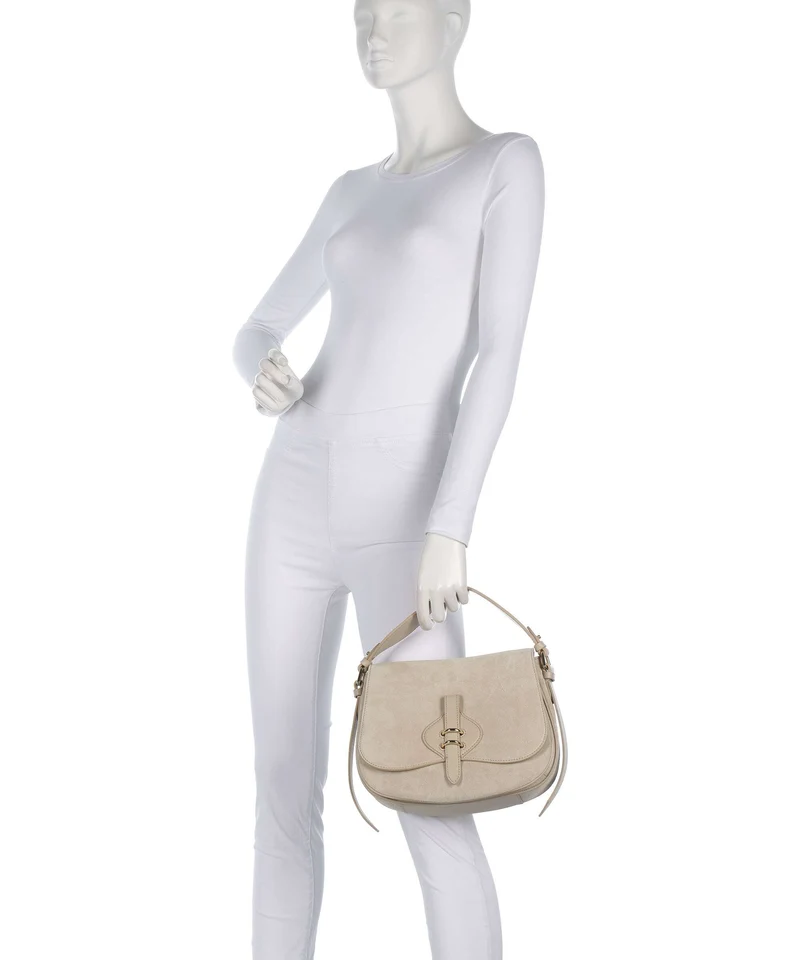 Coccinelle Mavery Suede Handtasche sandshell