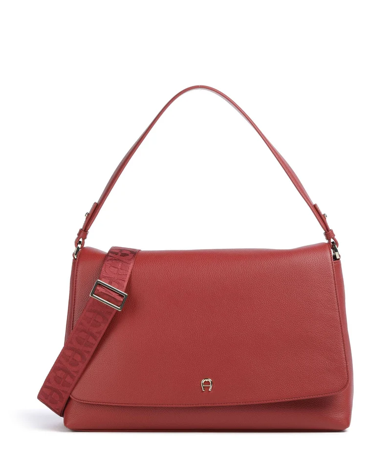 Aigner Zita M Schultertasche burnt red