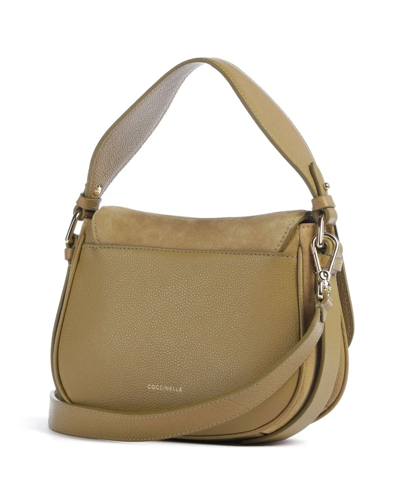 Coccinelle Mavery Suede Handtasche seagrass