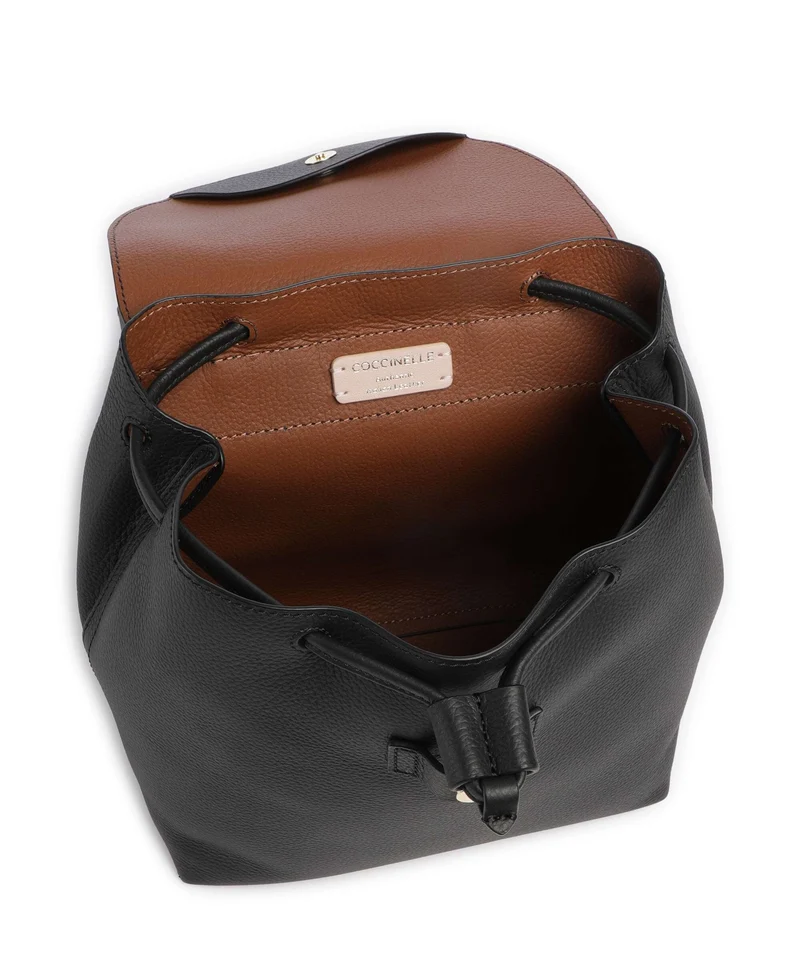 Coccinelle Nikla Rucksack noir/cognac