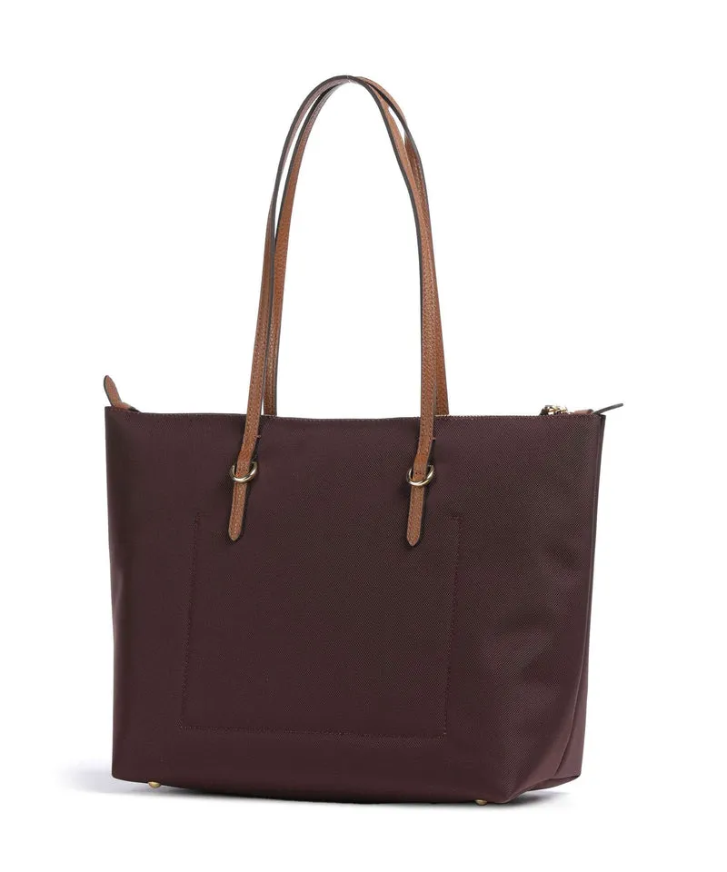 Lauren Ralph Lauren Keaton 26 Shopper dark garnet/lauren tan