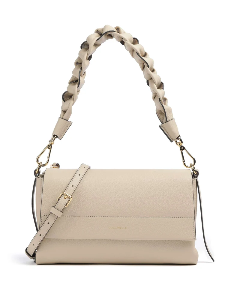 Coccinelle Boheme Grana Double Schultertasche sandshell/seagrass