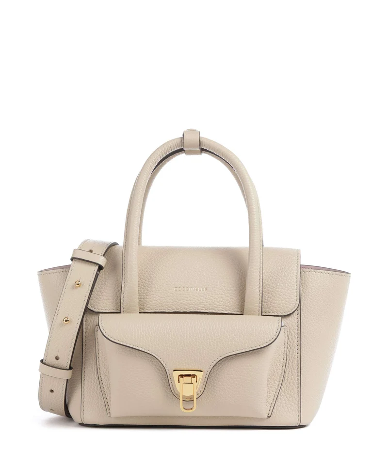 Coccinelle Beat Double Handtasche sandshell