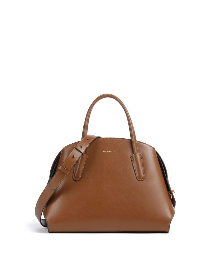 Coccinelle Tylde Calf Handtasche cognac