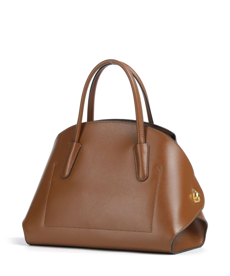 Coccinelle Tylde Calf Handtasche cognac