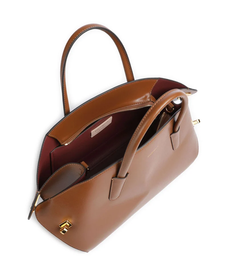 Coccinelle Tylde Calf Handtasche cognac