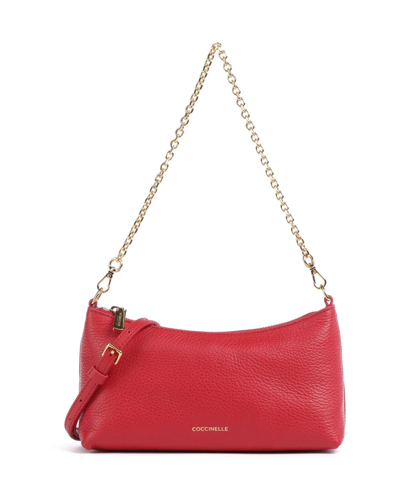 Coccinelle Aura Schultertasche scarlet