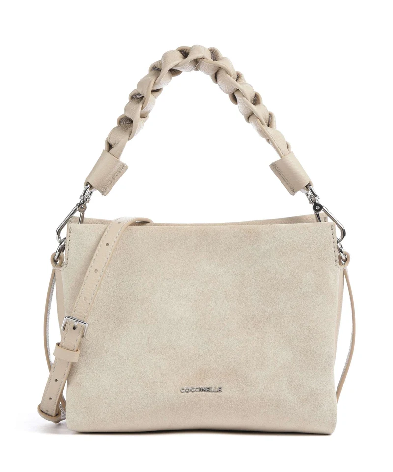 Coccinelle Boheme Suede Handtasche sandshell