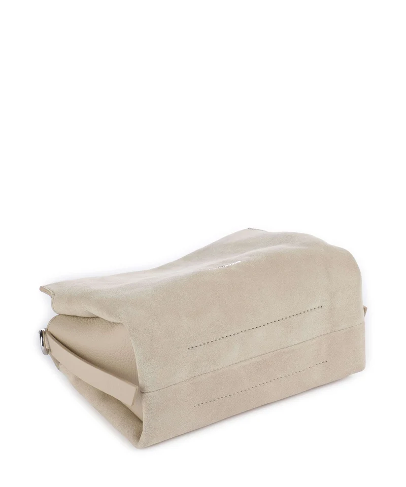 Coccinelle Boheme Suede Handtasche sandshell
