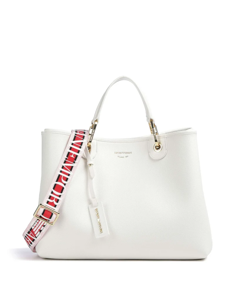 Emporio Armani My EA M Handtasche bianco/cuoio