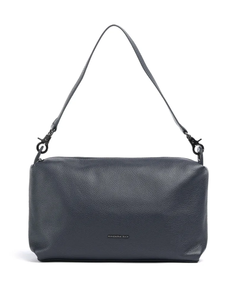Mandarina Duck Mellow Leather Schultertasche dress blue