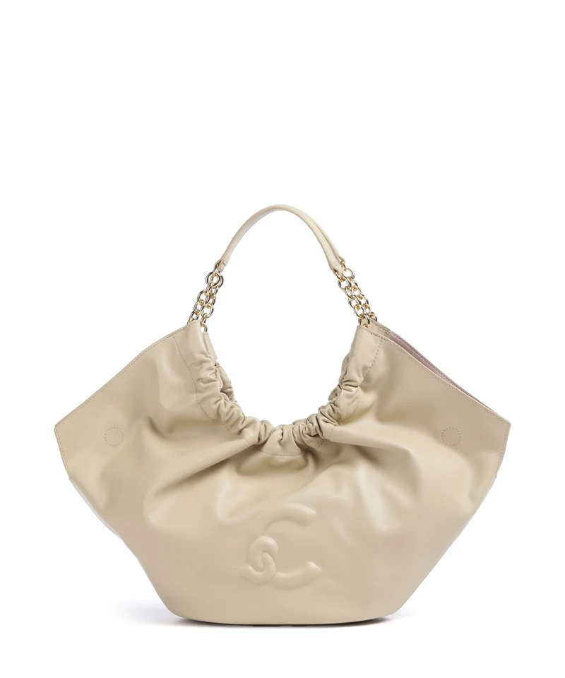 Coccinelle Smash Beuteltasche sandshell