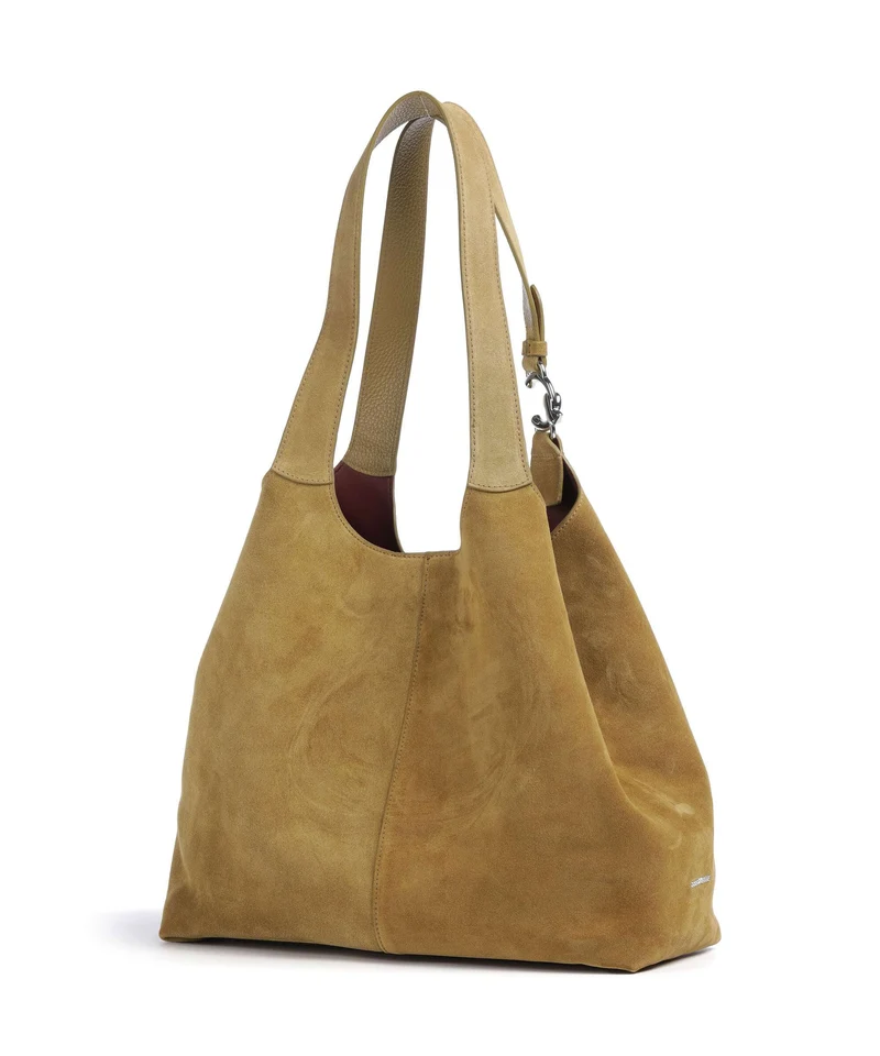 Coccinelle C-Easy Suede Beuteltasche seagrass