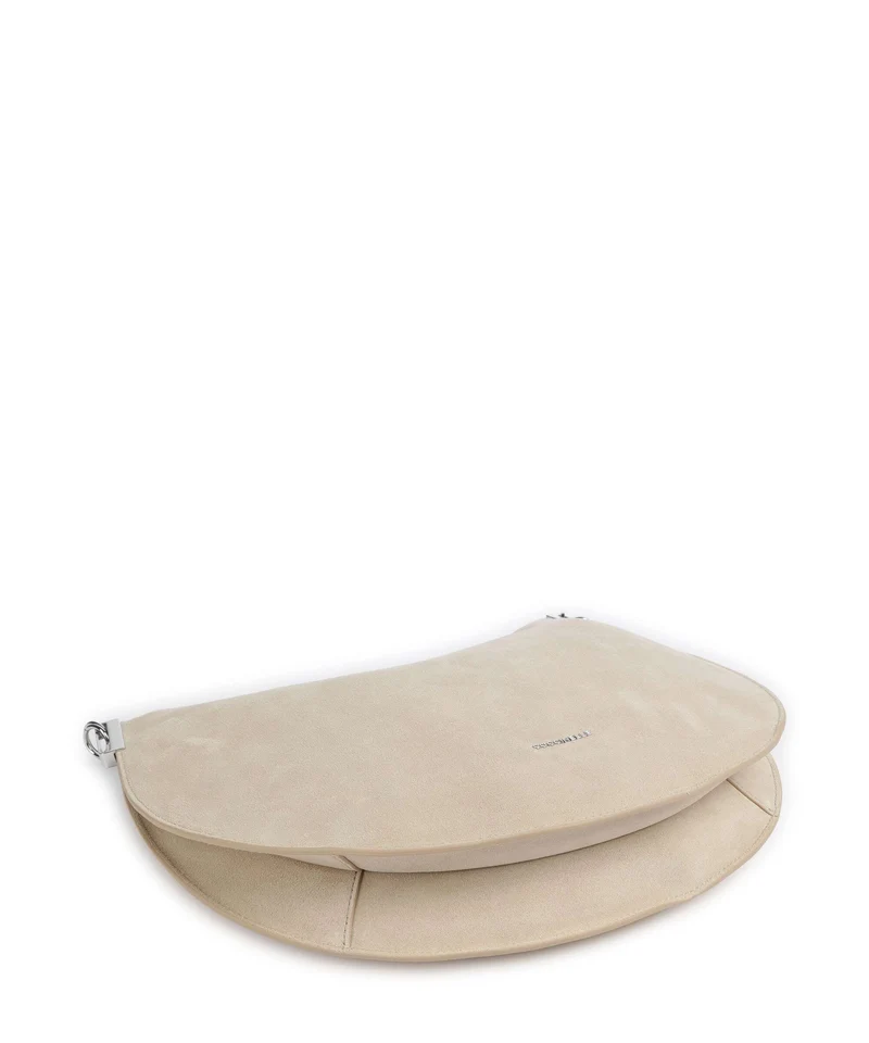 Coccinelle Sunup Suede Schultertasche sandshell