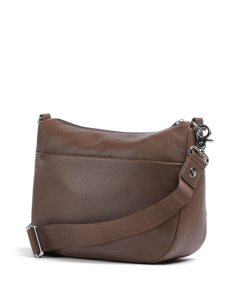 Mandarina Duck Mellow Leather Umhängetasche milk chocolate