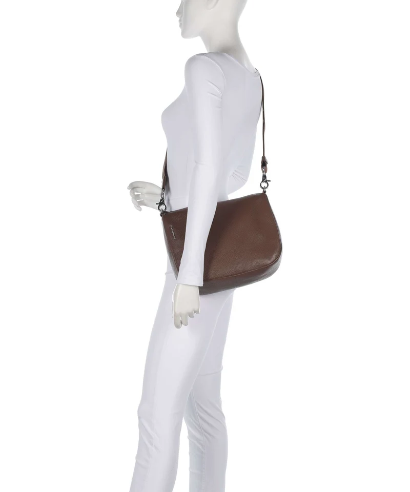 Mandarina Duck Mellow Leather Umhängetasche milk chocolate