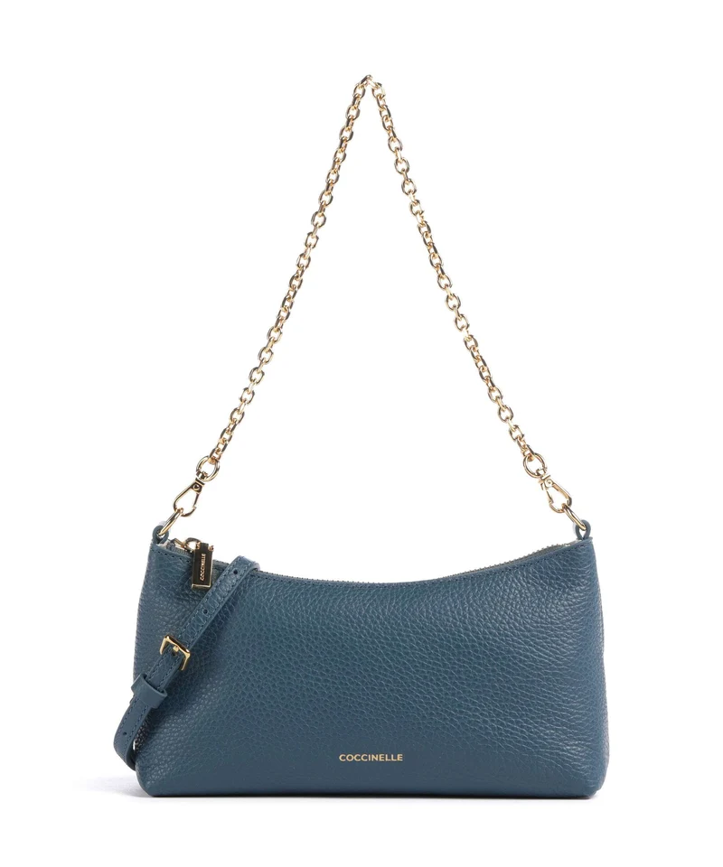 Coccinelle Aura Schultertasche deep blue