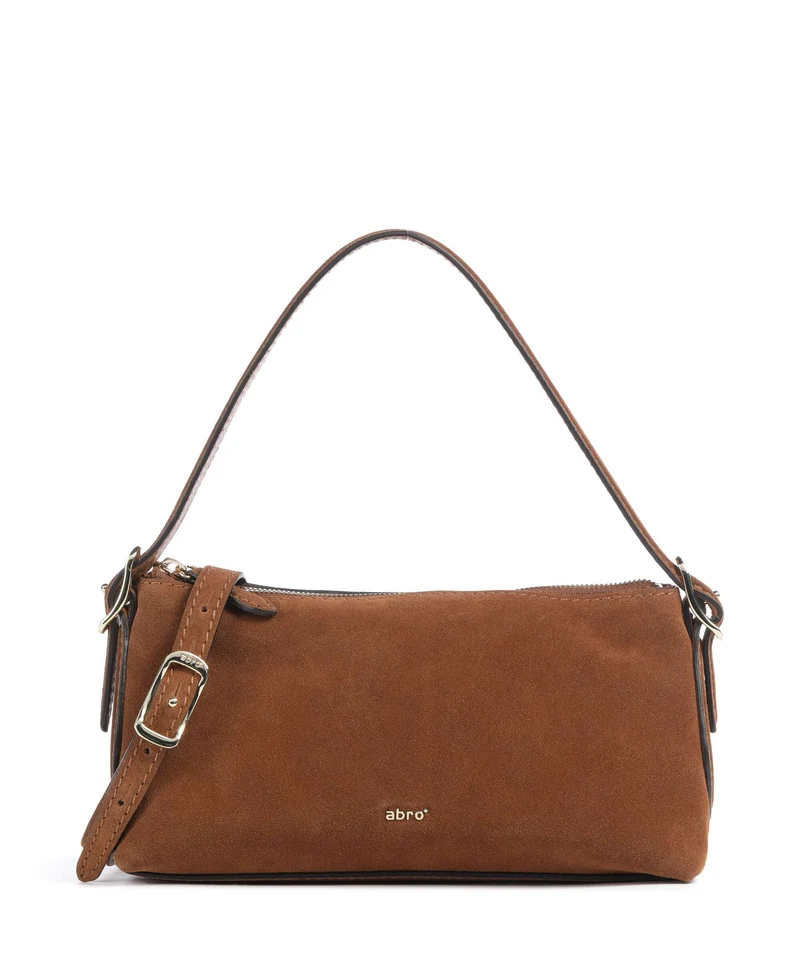 Abro Suede Carina Schultertasche cuoio