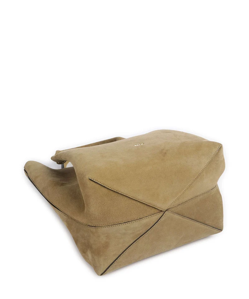 Abro Suede Essential Medium Handtasche mud