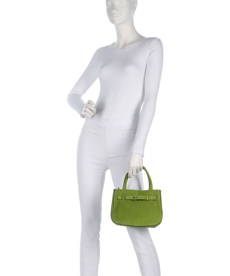 Abro Suede Jill Handtasche lime