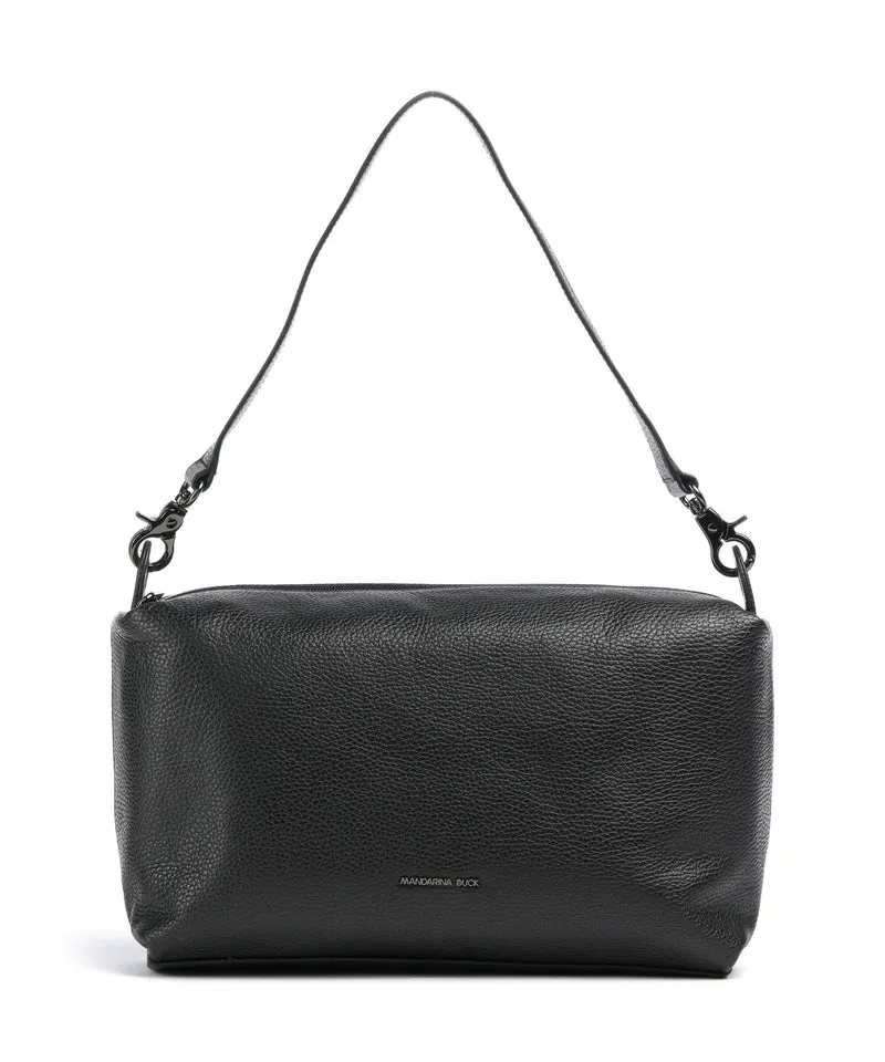 Mandarina Duck Mellow Leather Schultertasche nero