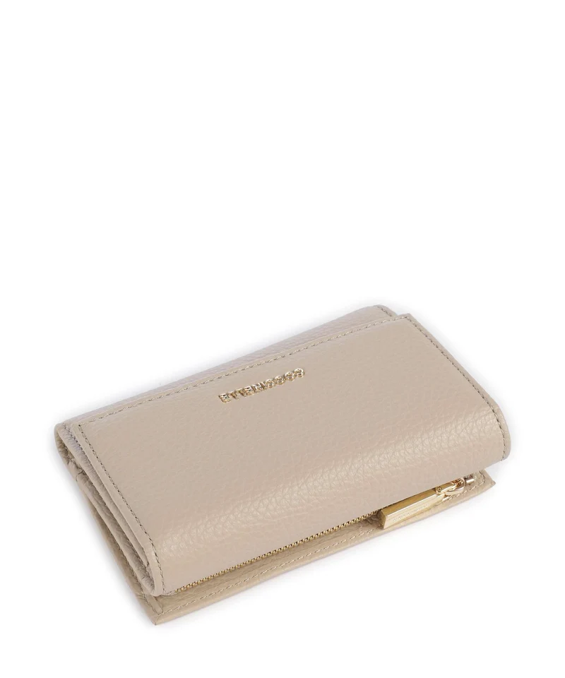 Coccinelle Metallic Soft Geldbörse sandshell