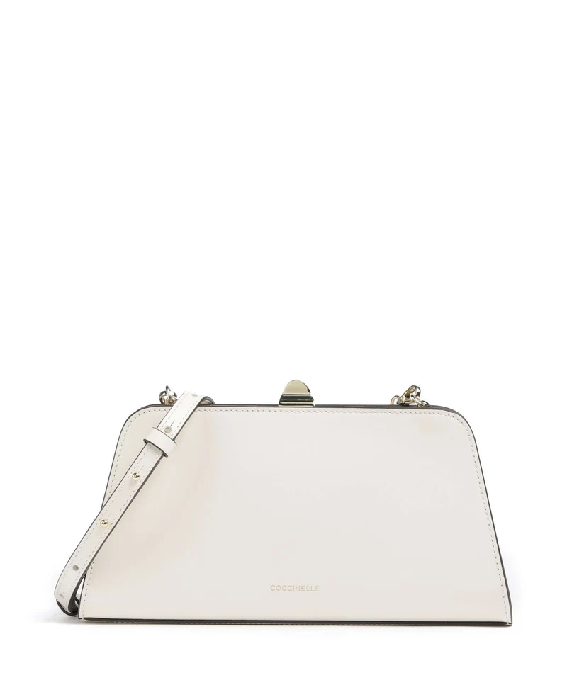 Coccinelle Liv Calf Umhängetasche pearl