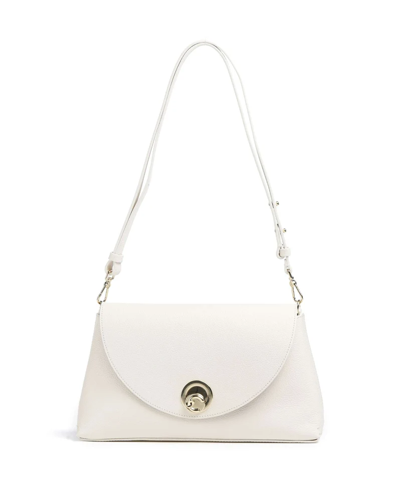 Coccinelle Nikla Schultertasche pearl/cognac