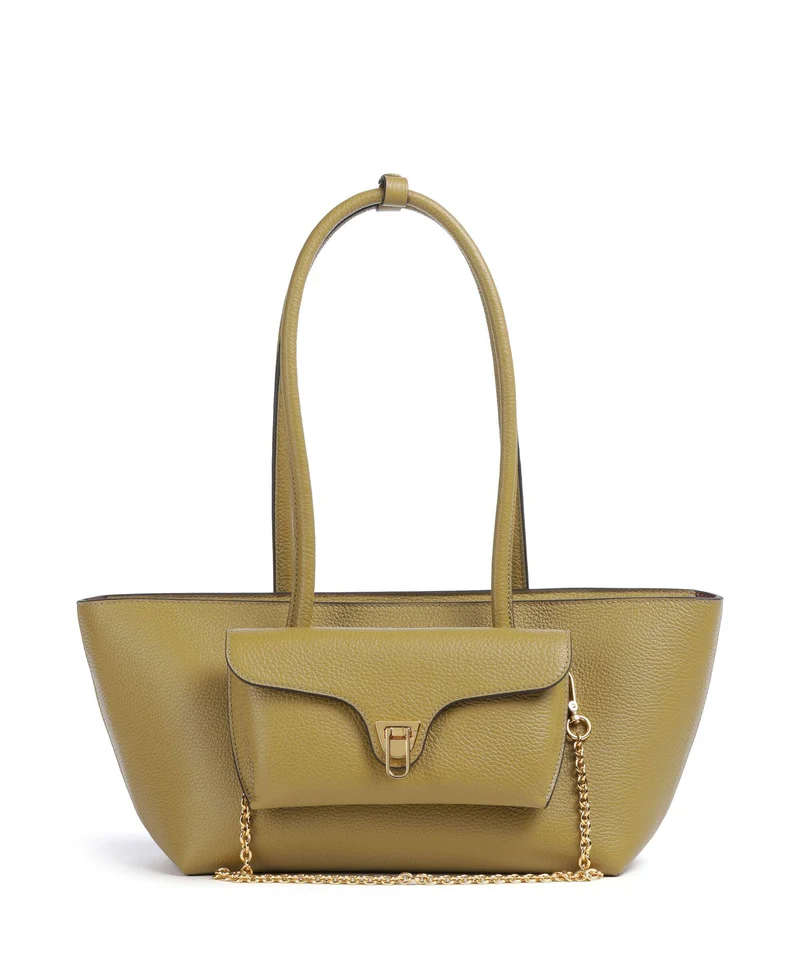 Coccinelle Beat Double Schultertasche seagrass