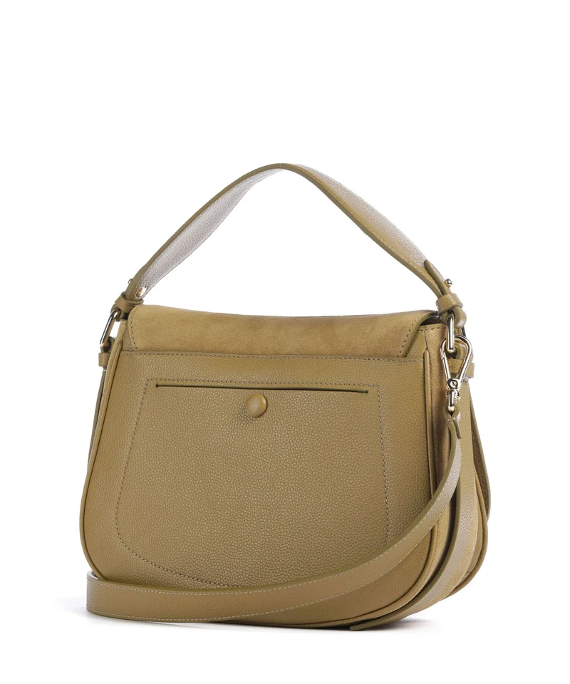 Coccinelle Mavery Suede Handtasche seagrass