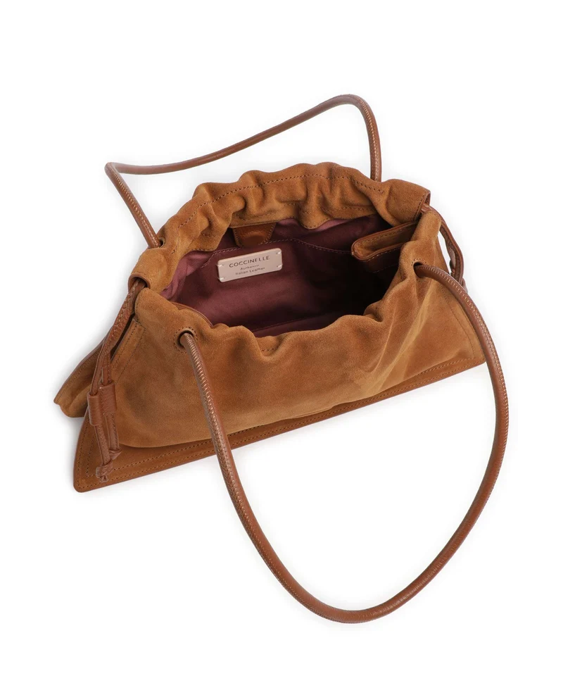 Coccinelle Dulse Bucket Handtasche cognac