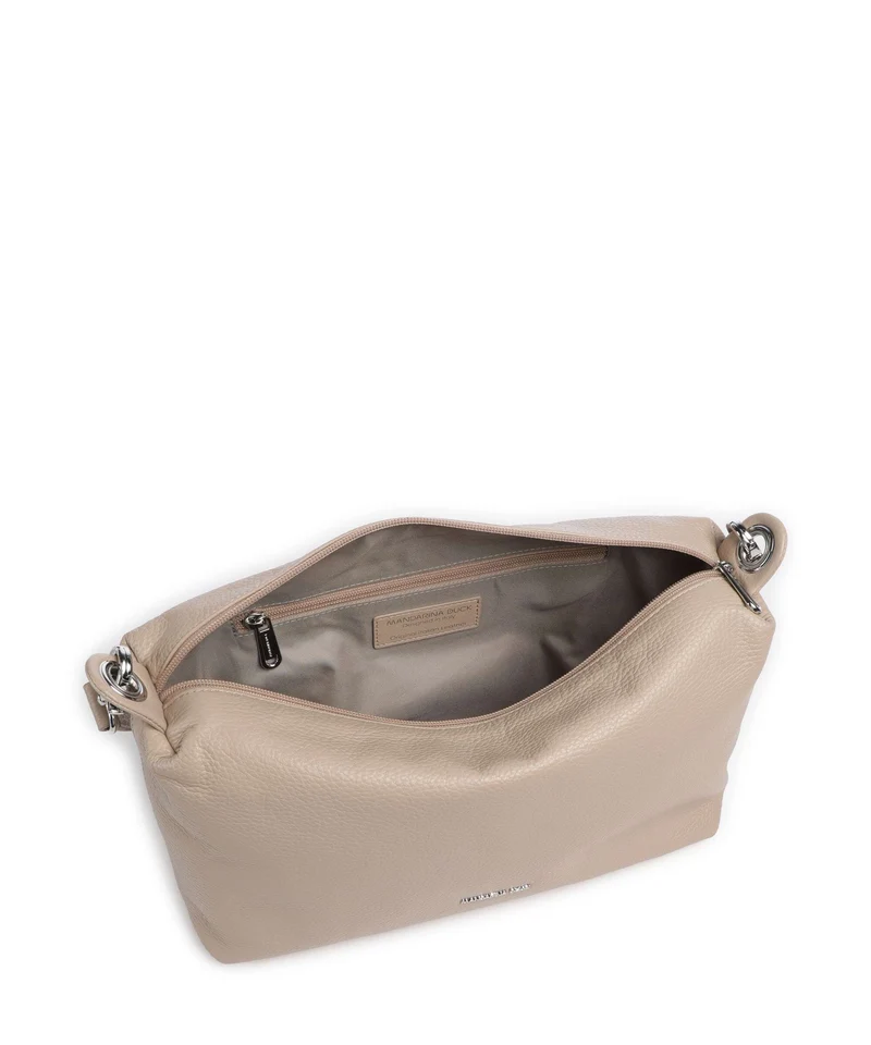 Mandarina Duck Mellow Leather Schultertasche warm taupe
