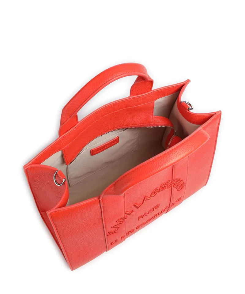 Karl Lagerfeld K/Rue St Guillaume Medium Handtasche grapefruit