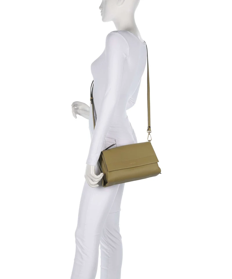 Coccinelle Boheme Grana Double Schultertasche seagrass/sandshell
