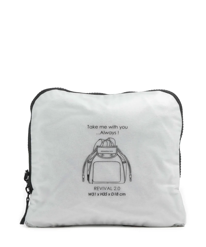 Mandarina Duck Revival 2.0 Rucksack nero