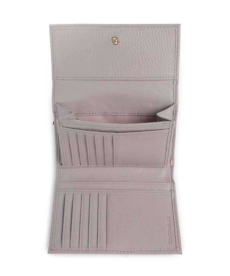 Coccinelle Metallic Soft Geldbörse oyster