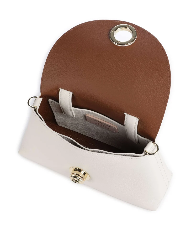Coccinelle Nikla Handtasche pearl/cognac