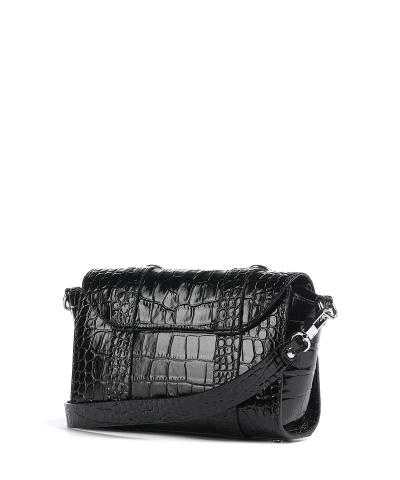 Vivienne Westwood Kimmy Embossed Croc Umhängetasche black