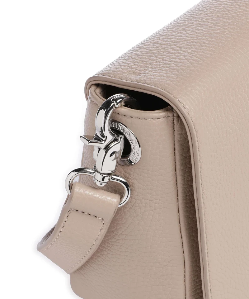 Mandarina Duck Mellow Leather Schultertasche warm taupe