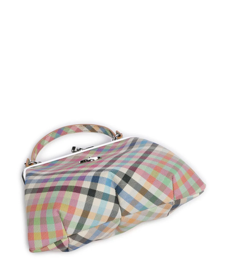 Vivienne Westwood Granny Frame Buccia D'Arancia Handtasche heather plaid