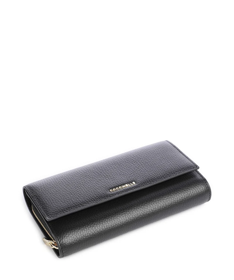Coccinelle Metallic Soft Geldbörse noir