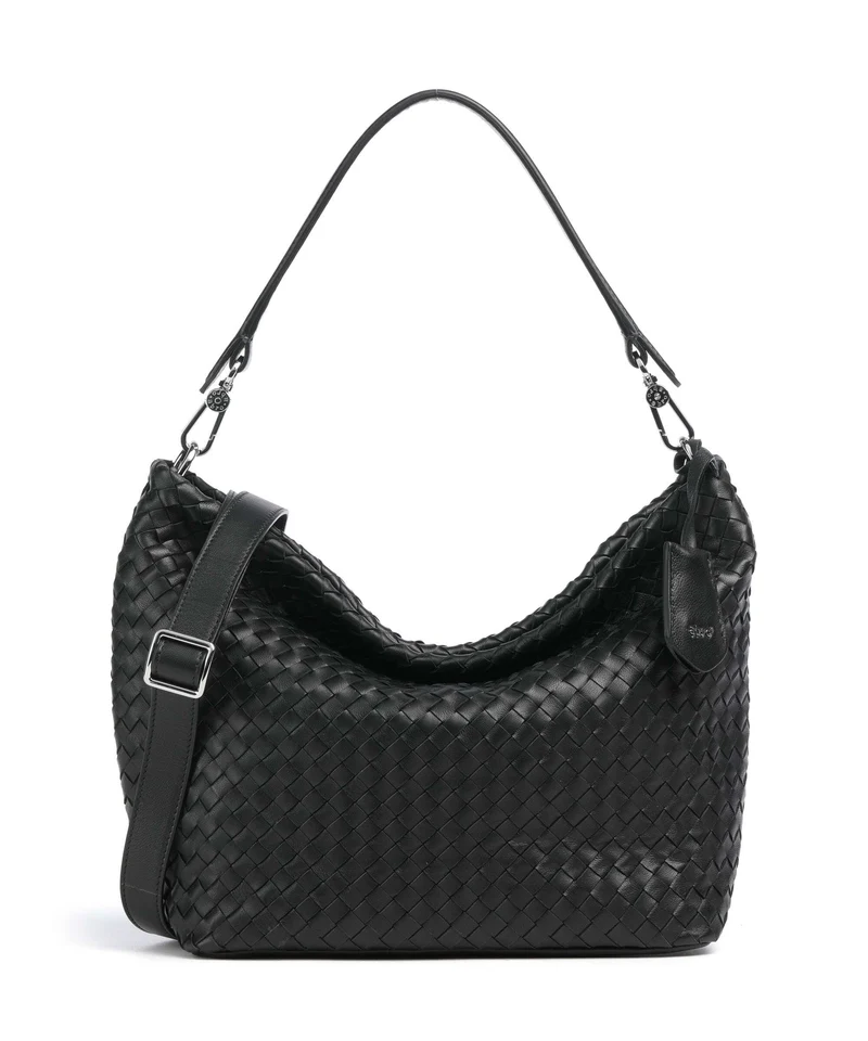 Abro Piuma Ebony Beuteltasche black/nickel