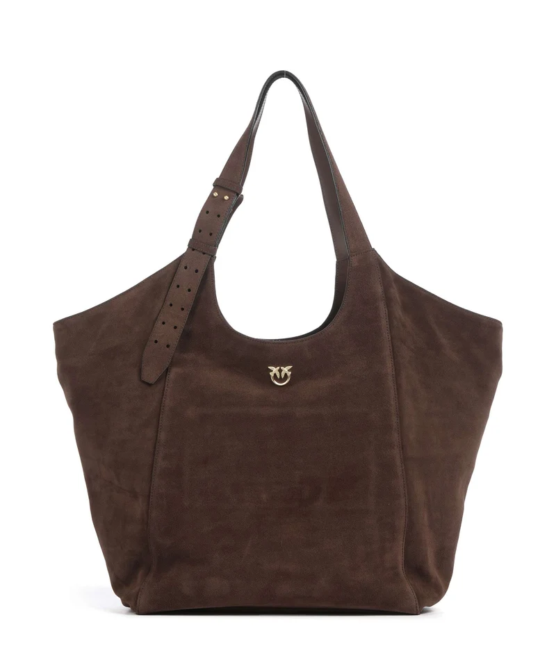 Pinko Shopper marrone castano/matt gold